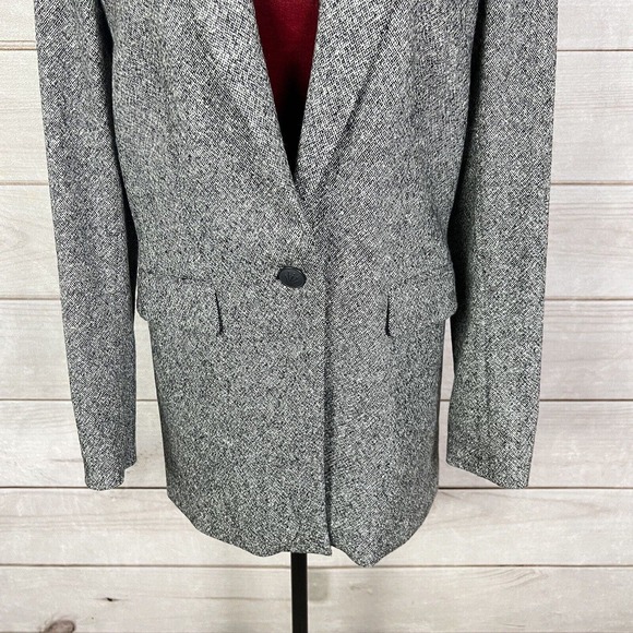 Rag & Bone Deconstructed Virgin Wool Blend Twill Blazer - Picture 3 of 14